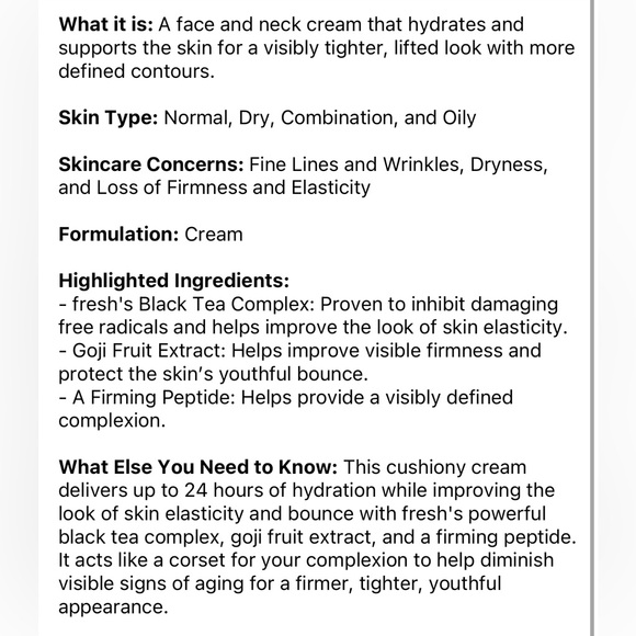 🌿 FRESH Black Tea Corset Cream - Picture 6 of 7